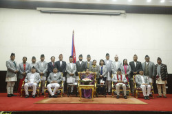 Newly appointed DPM, ministers take oath of office and secrecy